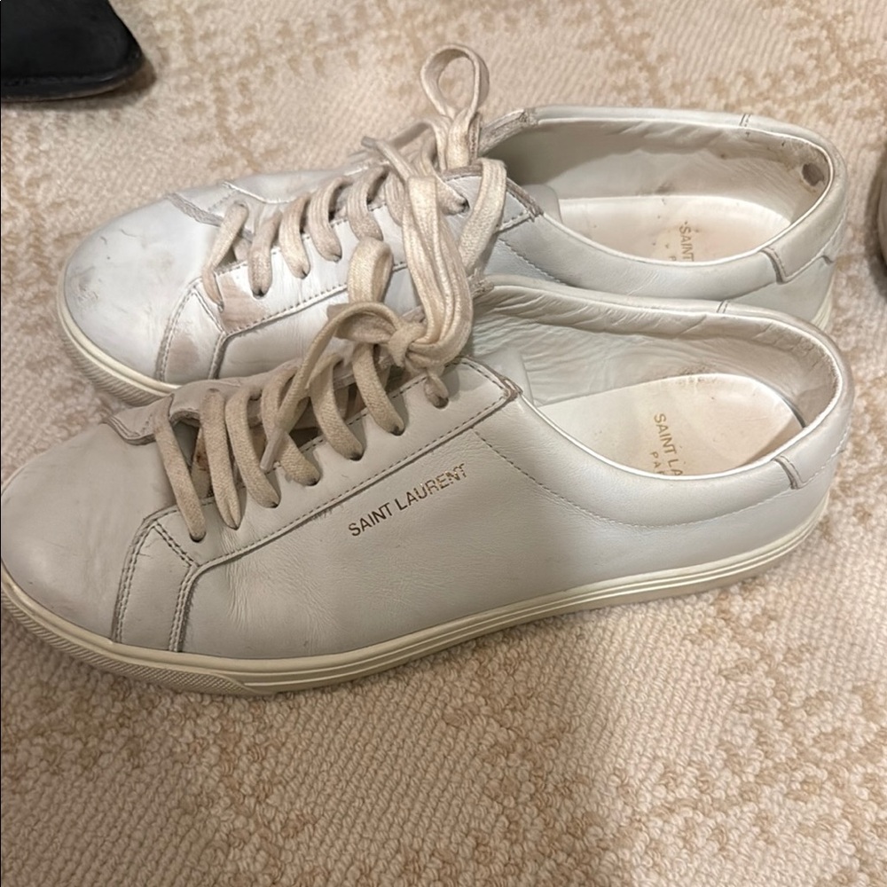 Yves Saint Laurent White Sneakers